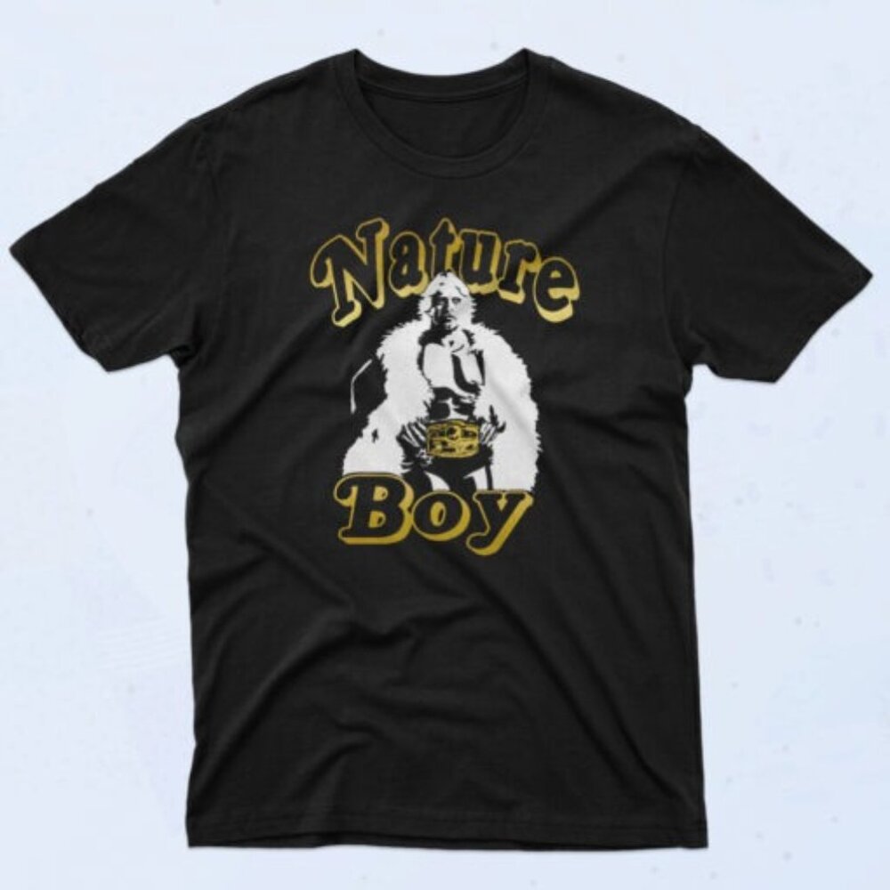 Ric Flair Nature Boy 90s T Shirt Retro Wrestling Graphic Fan Gift Vintage Tee